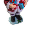 Babbo natale resina rosso con regali cm60x50h122