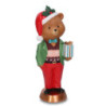 Orso resina con regalo oro cm18x15h47,5