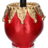 Base albero max h210 resina gambe di elfo rosso cm33x28h55,5