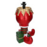 Base albero max h210 resina gambe di elfo rosso cm33x28h55,5