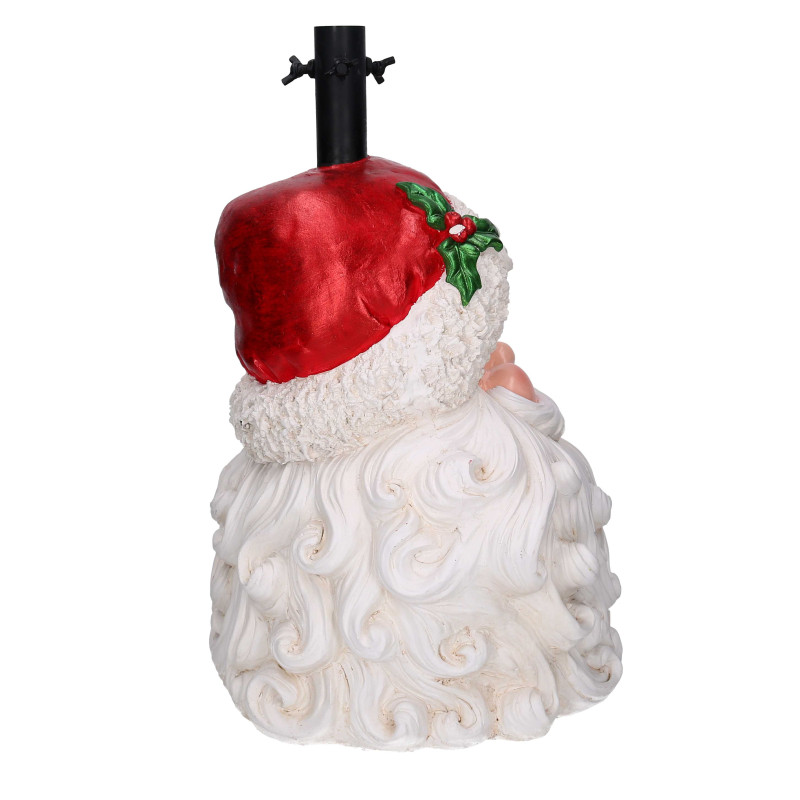 Base albero max h150 resina babbo natale rosso cm40x35,2h51