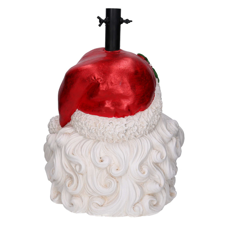 Base albero max h150 resina babbo natale rosso cm40x35,2h51