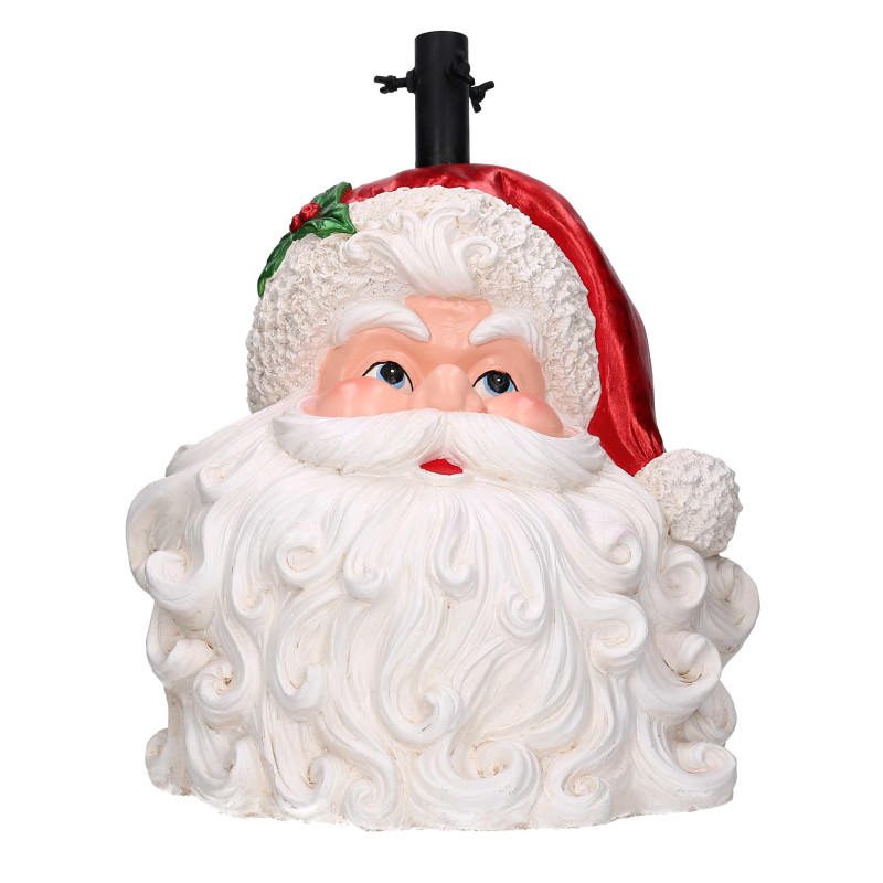 Base albero max h150 resina babbo natale rosso cm40x35,2h51