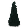 Albero velluto fiocchi verde cm ø30h60