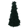 Albero velluto fiocchi verde cm ø30h60