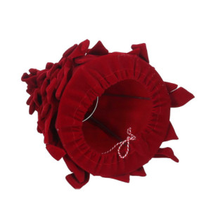 Zoom Albero velluto fiocchi rosso cm ø40h80