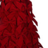 Albero velluto fiocchi rosso cm ø40h80