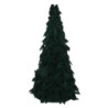 Albero velluto fiocchi verde cm ø40h80