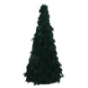 Albero velluto fiocchi verde cm ø40h80