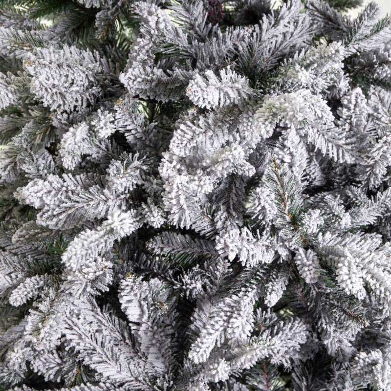 Albero Catinaccio verde innevato 1910 rami cm ø120h180