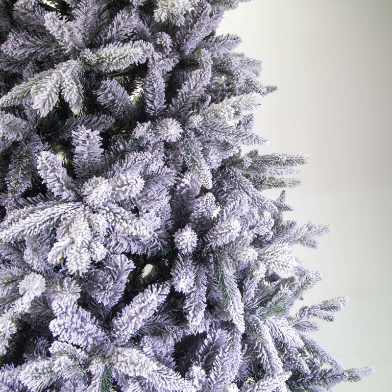 Albero Rochebrune verde innevato 994 rami cm ø110h180