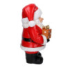 Babbo natale resina con regalo rosso cm30x25h47