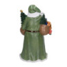 Babbo natale resina con regali verde cm22x16h38
