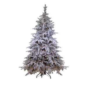 Albero Monte Mulberry verde innevato 1490 rami 1300 led cm