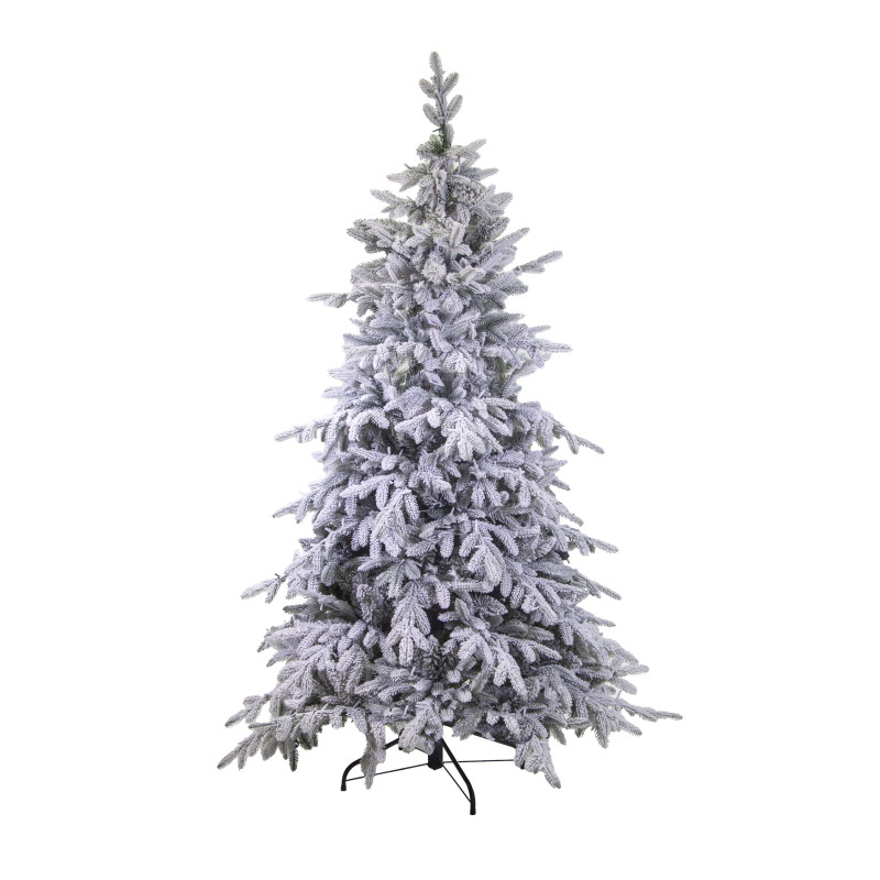 Albero Monte Mulberry verde innevato 1490 rami 1300 led cm