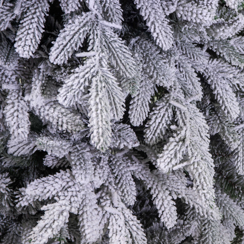 Albero Monte Mulberry verde innevato 3484 rami 3200 led cm