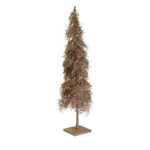 Albero plastica oro cm38,1x38,1h122