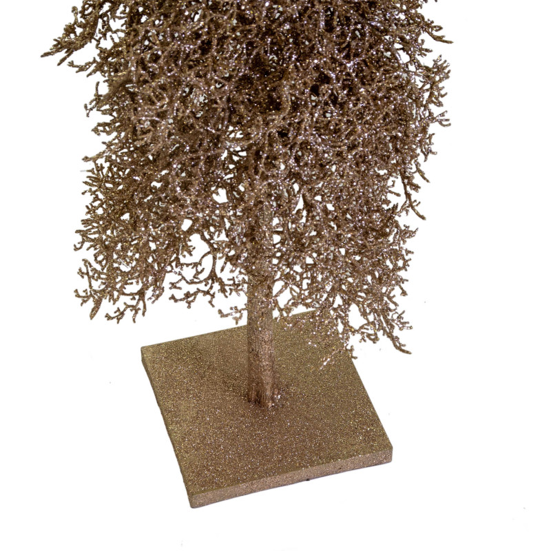 Albero plastica oro cm38,1x38,1h122