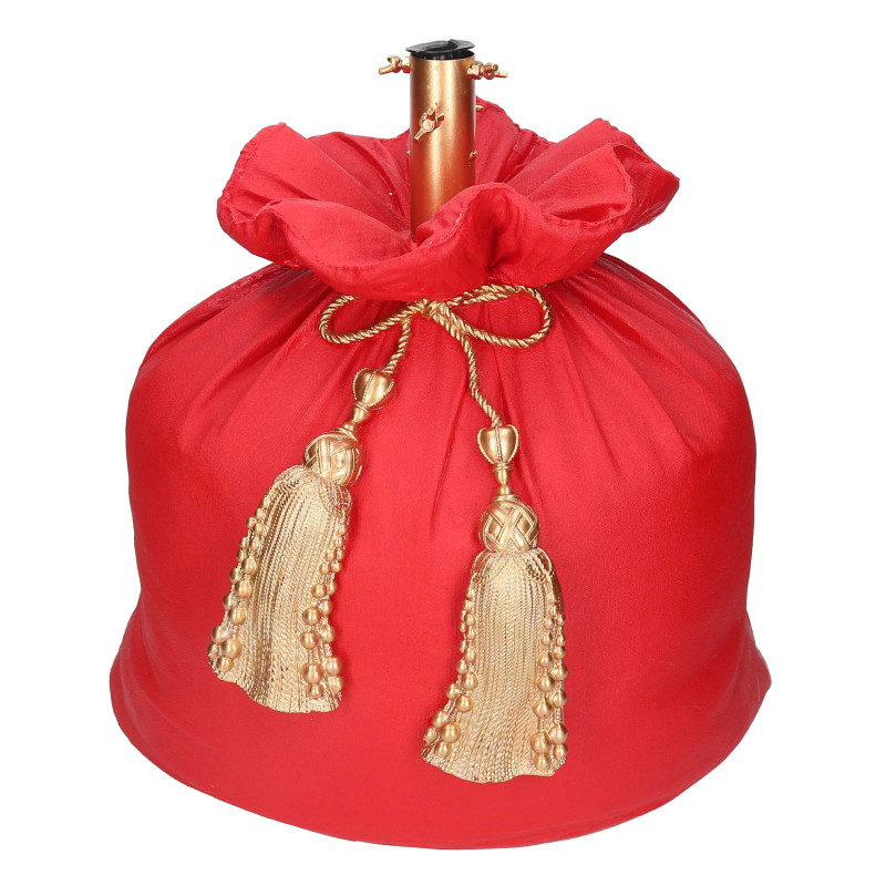 Base albero max h240 resina pacco regalo rosso cm45x40h43