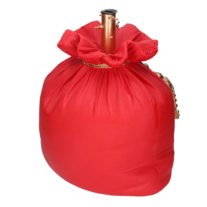 Base albero max h240 resina pacco regalo rosso cm45x40h43