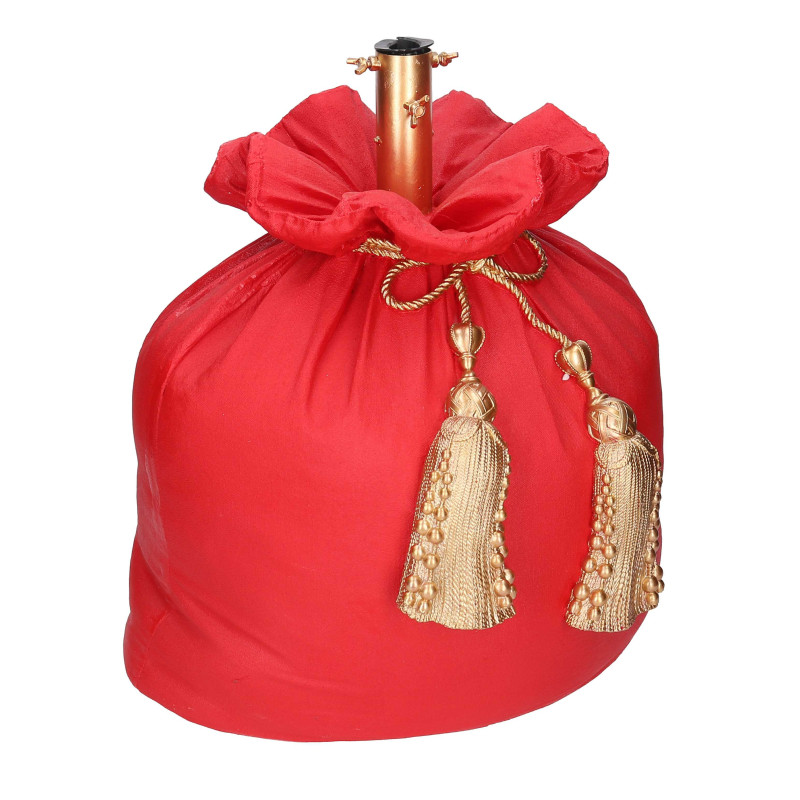 Base albero max h240 resina pacco regalo rosso cm45x40h43