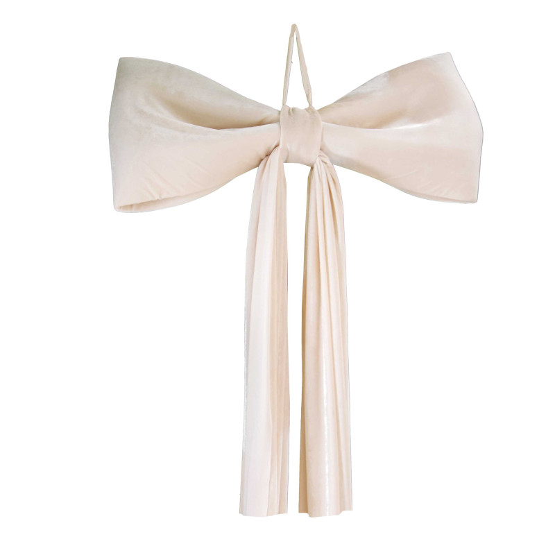 Fiocco velluto beige cm80x120