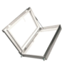 Finestra da tetto FAKRO PWP apertura a libro in PVC bianco | Levante Shop