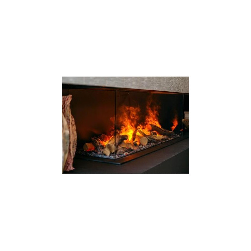 Elecharme Linear trifacciale caminetto elettrico ad acqua 16:9