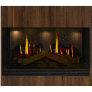 Encanto 70 frontale camino elettrico Pepper Ghost da incasso