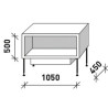 Incasso Design 1050 frontale | Maisonfire