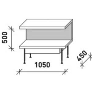 Zoom Incasso Design 1050 angolare by Metalfire con bruciatore automatico Maison 61