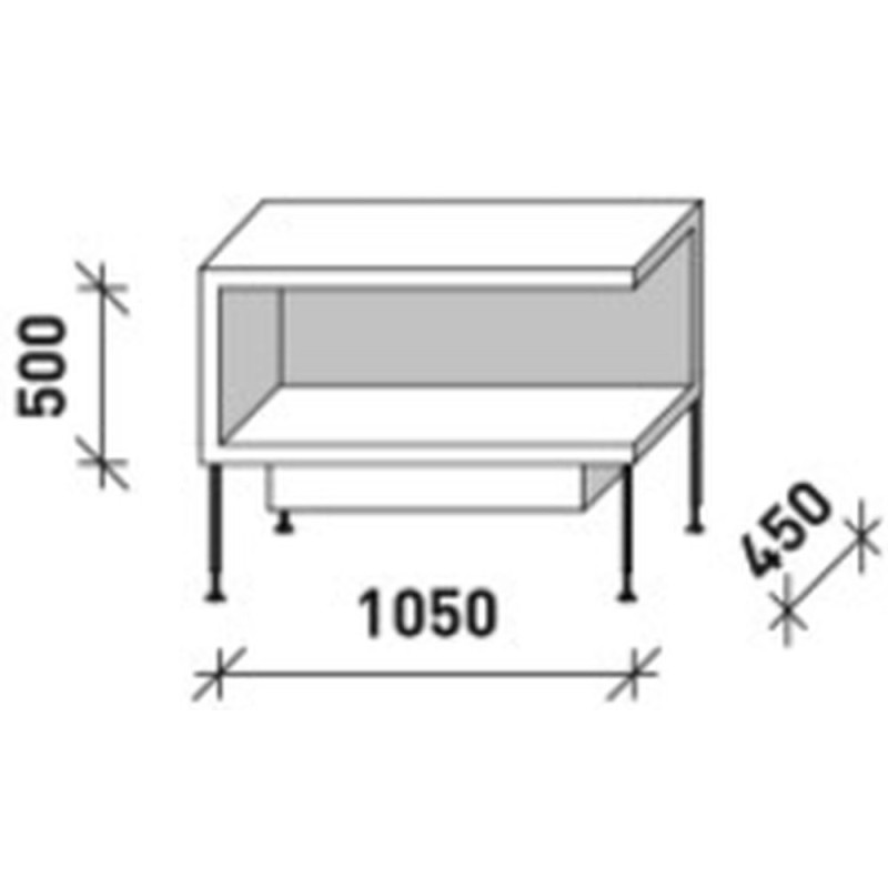Incasso Design 1050 trifacciale | Maisonfire