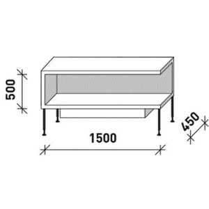 Zoom Incasso Design 1500 angolare by Metalfire con bruciatore automatico Maison 122