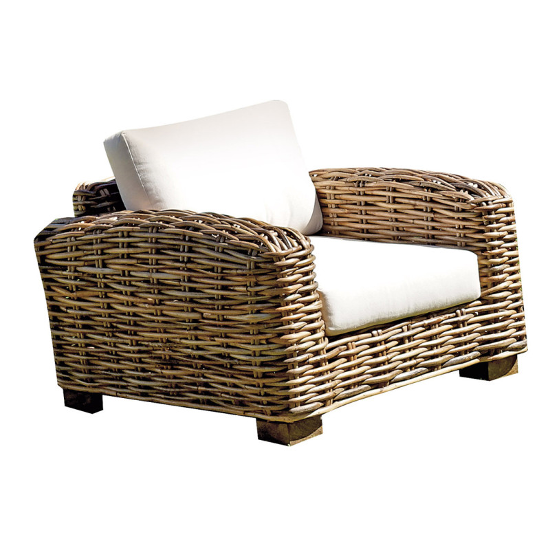 Set MOIA Bangalore rattan gigante naturale salotto giardino