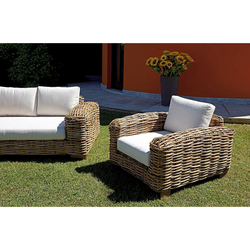 Set MOIA Bangalore rattan gigante naturale salotto giardino