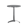 Tavolo Contract MOIA tondo in alluminio e acciaio Ø60 cm