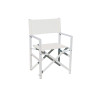Set 4 sedie regista alluminio Moia ecrù leggere e resistenti
