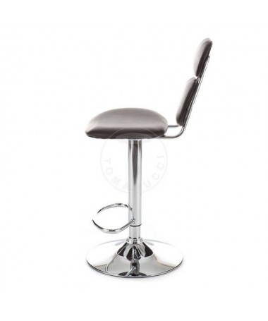 Zoom Sgabello in pelle sintetica Cetus - set da 2 nero