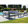 Tavolino coffee set Moia Marsiglia antracite da giardino