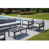 Tavolino coffee set Moia Marsiglia antracite da giardino