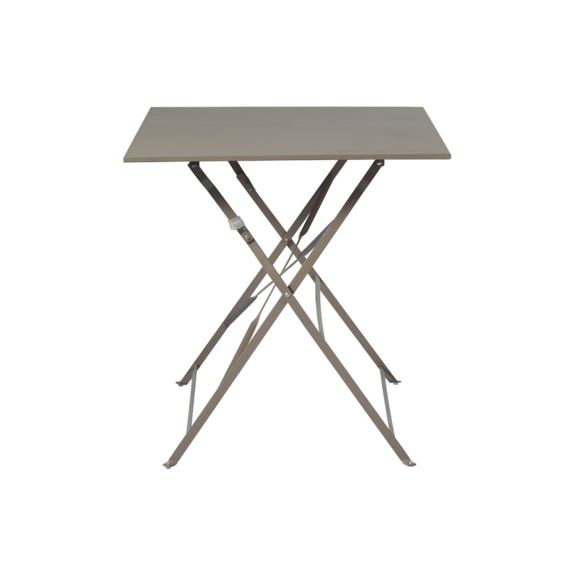 Tavolo Bistro Moia 110x70cm pieghevole tortora da giardino