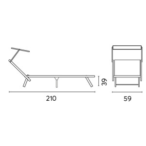 Zoom Set Di 2 Brandine C/Tettuccio Alta Alu E Text Avorio Moia