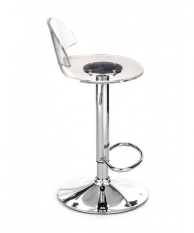 Zoom Sgabello in metacrilato Susy - set da 2 trasparente