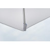 Ombrellone quadrato push-up Moia 4x4 m bianco telescopico