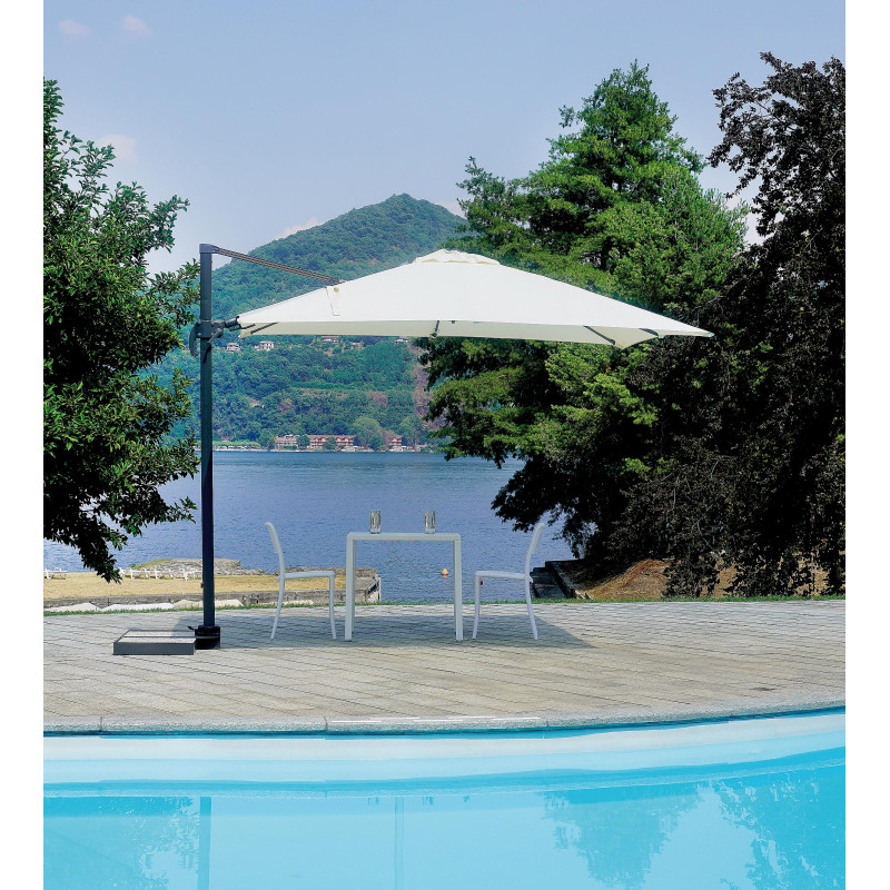 Ombrellone California Moia 3x3m antracite tilt basculante