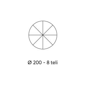 Zoom Set Di 12 Ombrelloni Tenda 200/8 - Uv Protection - Con Picchetti Per Fissaggio Moia