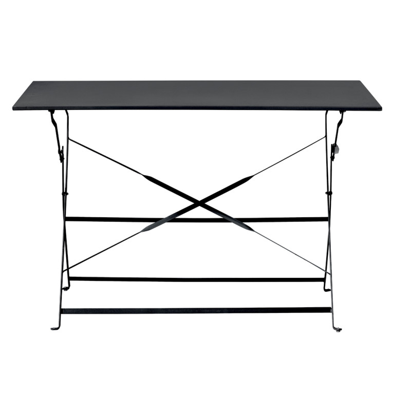 Tavolo Bistrò MOIA 110x70 pieghevole antracite da giardino