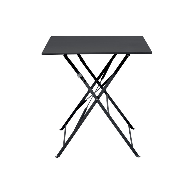 Tavolo Bistrò MOIA 110x70 pieghevole antracite da giardino