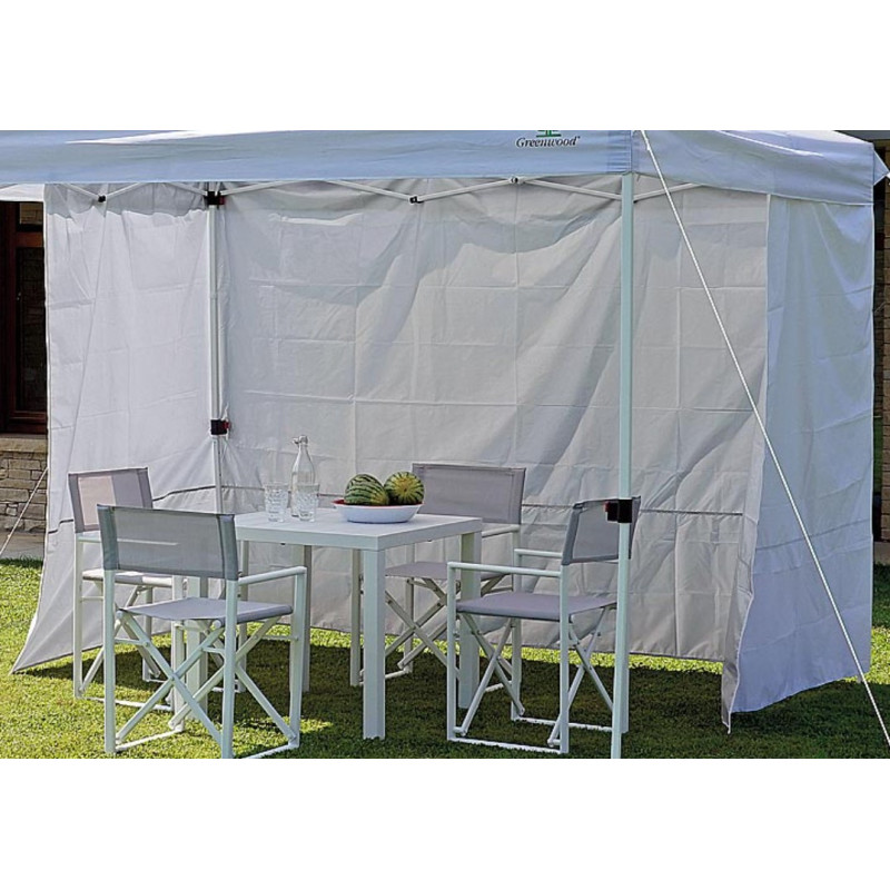 Tende Laterali Per Gazebo 3x4,5 Pieghevole Moia