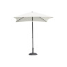 Ombrellone 2x2m alluminio antracite poliestere ecru Moia